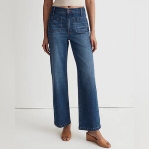 The petite perfect vintage wide leg jean - patch pocket edition